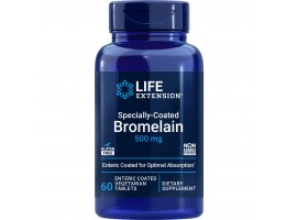 Life Extension Specially-Coated Bromelain, 60 enteric coated vegetarian tablets